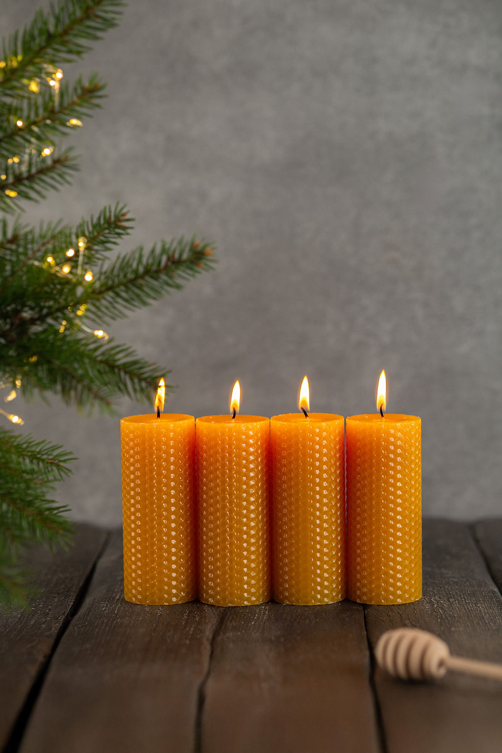 Bičių vaško žvakių rinkiniai