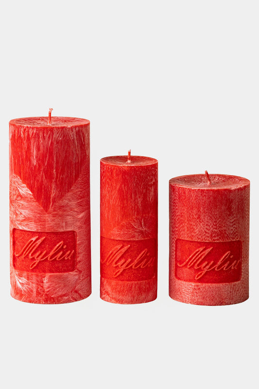 Cilindro formos kvepianti žvakė „Myliu”