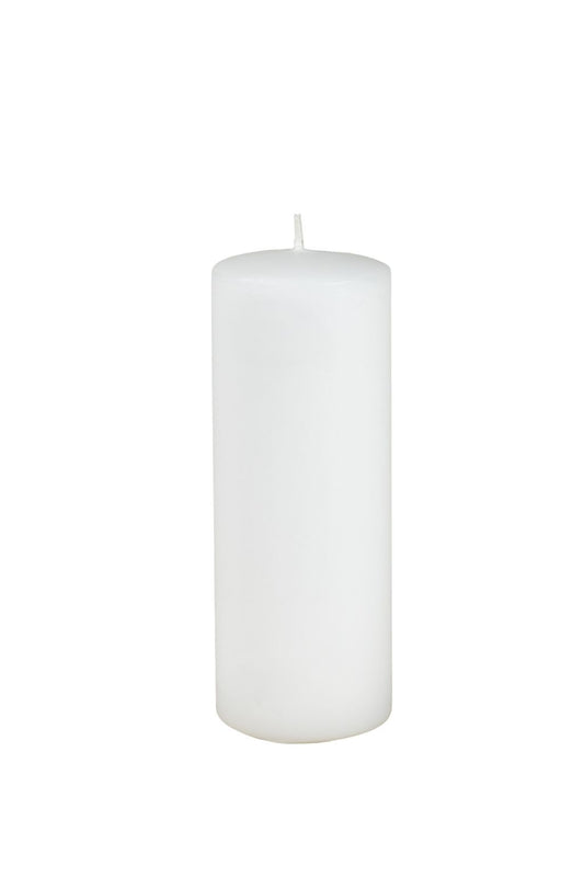 Balta cilindrinė žvakė 65/180 (20vnt.)