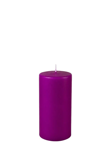 Violetinė cilindrinė žvakė 65/140 (20vnt.)