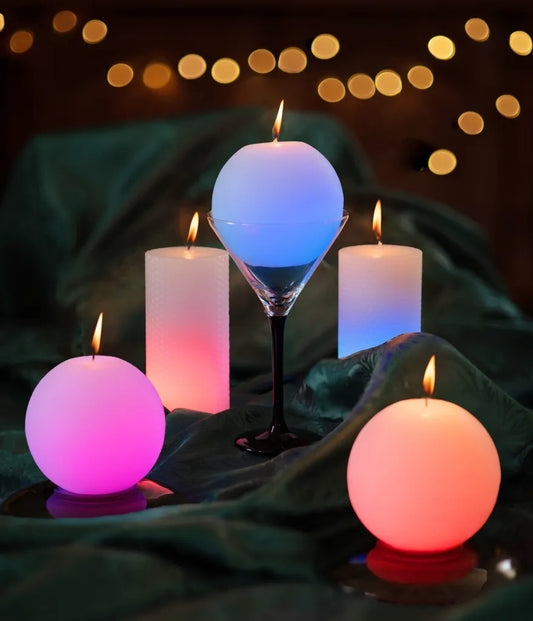 LED žvakė „Gėlė”