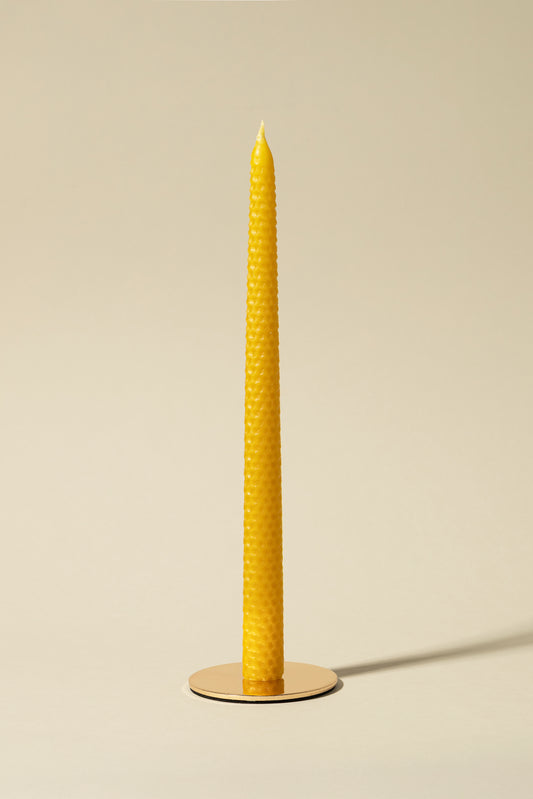 Tradicinės bičių vaško žvakės (7 vnt. / 24 cm)