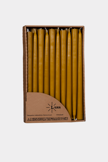 Tradicinės bičių vaško žvakės (20 vnt. / 30 cm)