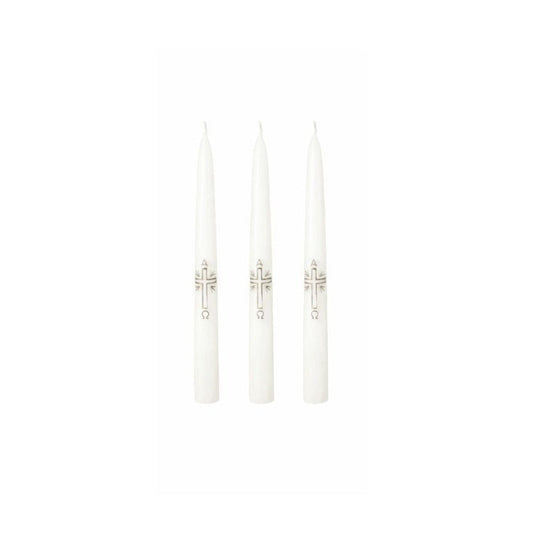 Tradicinė žvakė su ornamentu (100vnt. / 24cm)