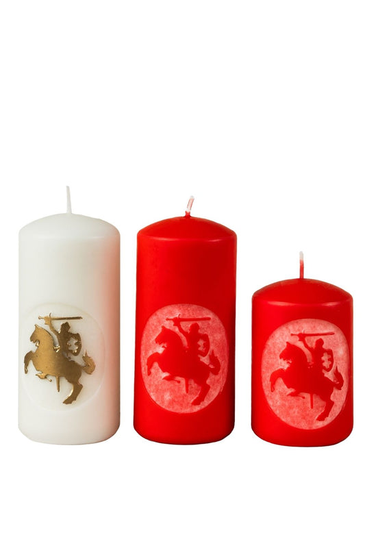 Žvakė su Vyčio ornamentu