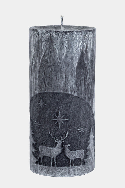 Cilindro formos kvepianti žvakė „Briedžiai“