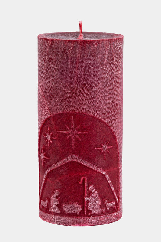 Cilindro formos kvepianti žvakė „Prakartėlė“