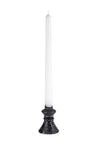 Žvakė "Klasika" balta/juoda 48 cm (16vnt.)