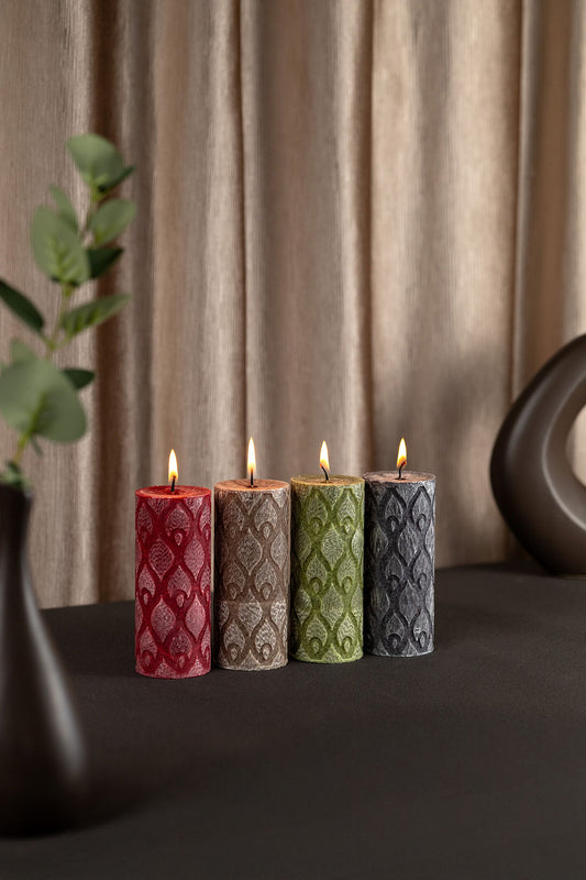 Kvepianti žvakė su ornamentu