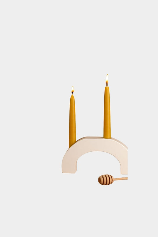 Tradicinė bičių vaško žvakė (100vnt. / 18 cm)