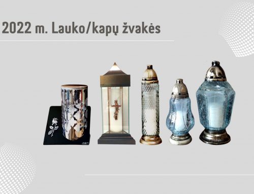 2022 m. lauko/kapų žvakių katalogas